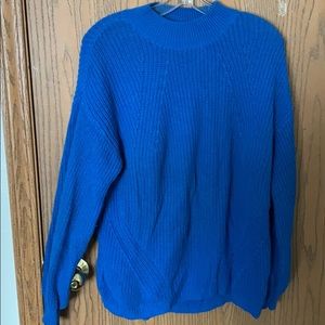 Blue crewneck sweater